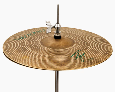 CHIMBAL AGOP SIGNATURE "LOGOTIPO VERDE" HI-HATS 15