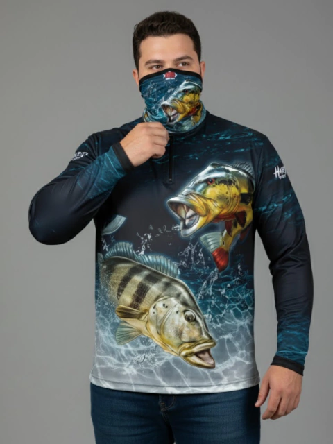 Kit Tucunaré Oceano + Bandana Plus Size