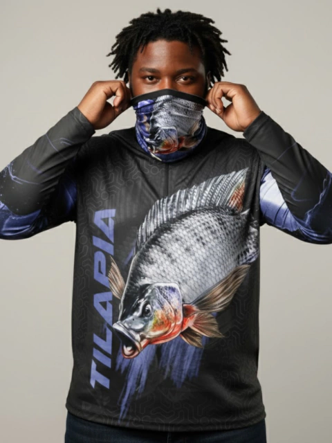 Kit Tilápia Roxa + Bandana Plus Size