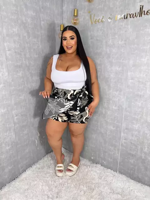 Short Tropical Estampado