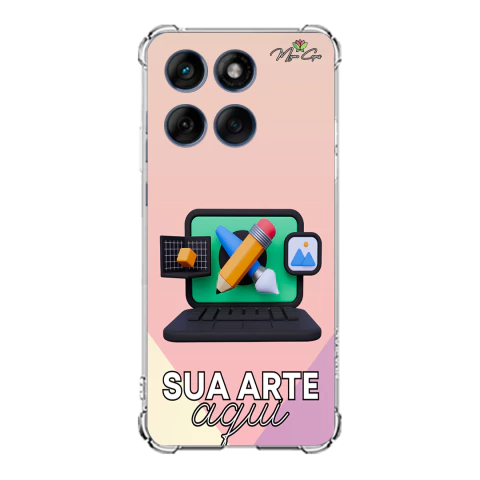 Capa para Motorola Moto Edge 60 Sua Arte, Seu Jeito, Sua Estampa