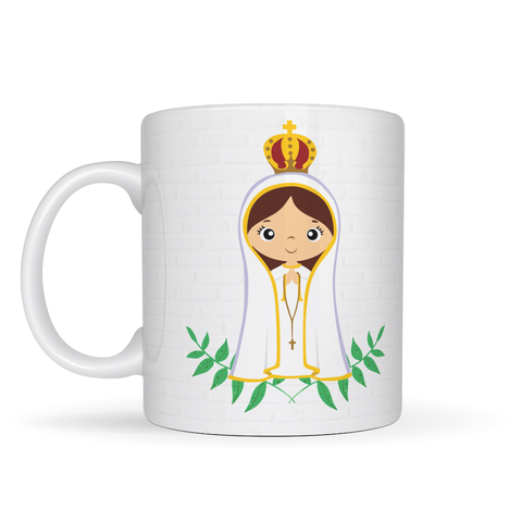 Caneca Fé Santos Nossa Senhora de Fátima