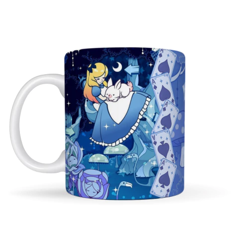Caneca Wish Alice Entre as Flores