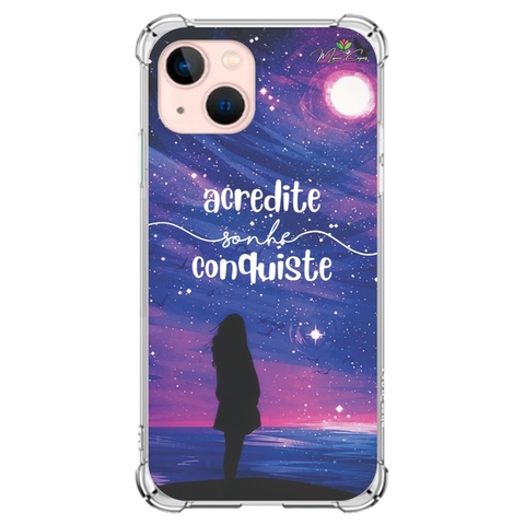 Capa para Xiaomi Redmi Note 7 Pro Galáxia Acredite, Sonhe e Conquiste