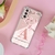Capa para Galaxy A11 Personalizada Flores de Cerejeira com Inicial Rosa - comprar online