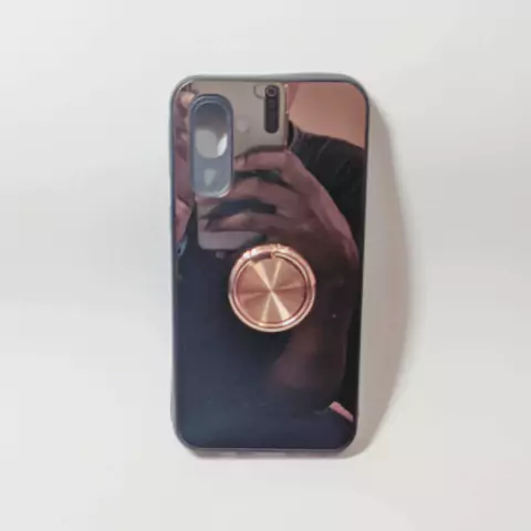 Imagem do Capa para Samsung Galaxy A2 Core Espelhada com Suporte de Dedo Anel