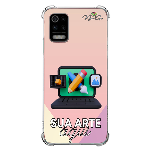 Capa para LG K62 Plus Sua Arte, Seu Jeito, Sua Estampa