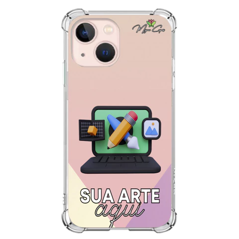 Capa para Apple iPhone 13 Sua Arte, Seu Jeito, Sua Estampa