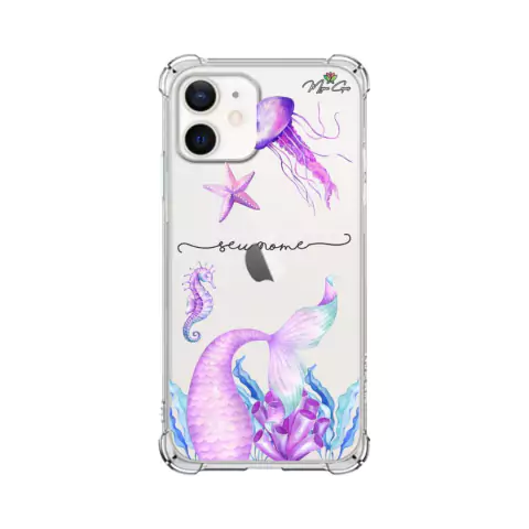Capa para Galaxy M21 Personalizada Sereias Cauda Rosa