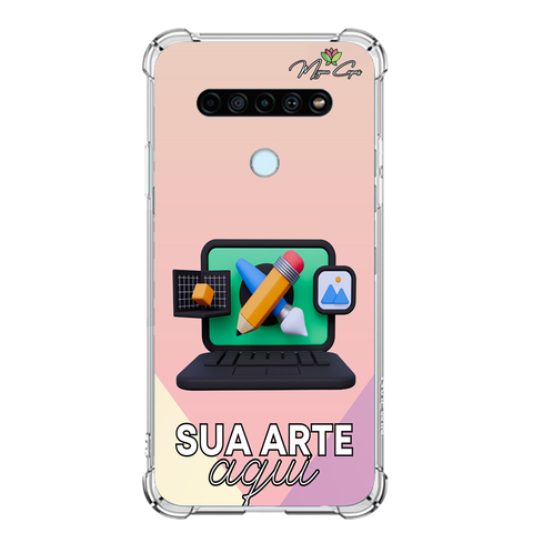 Capa para LG K61 Sua Arte, Seu Jeito, Sua Estampa