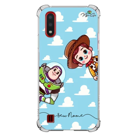 Capa para Samsung Galaxy A01 Personalizada Wish Amigo Estou Aqui