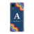 Capa para Galaxy A03 Core Personalizada Arco-Íris com Inicial Transparente