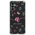 Capa para Galaxy A04s Personalizada BarbieCore Floral Rosa com Inicial