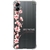 Capa para Galaxy A05 Personalizada Flores de Cerejeira na Vertical Transparente