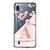 Capa para Galaxy A10 Personalizada Flores de Cerejeira com Inicial Rosa