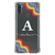 Capa para Galaxy A11 Personalizada Arco-Íris com Inicial Transparente