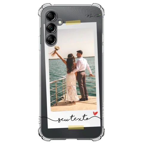 Capa para Galaxy A15 com Foto Momentos Polaroid