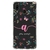 Capa para Galaxy A20 Personalizada BarbieCore Floral Rosa com Inicial