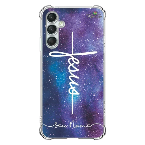 Capa para Samsung Galaxy A55 5g Fé Bênçãos das Estrelas