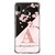 Capa para Galaxy A30 Personalizada Flores de Cerejeira com Inicial Rosa