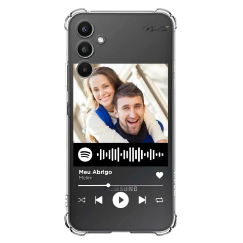 Capa para Galaxy A34 5g com Foto Momentos Spotify