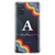 Capa para Galaxy A71 Personalizada Arco-Íris com Inicial Transparente