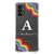Capa para Galaxy M13 Personalizada Arco-Íris com Inicial Transparente