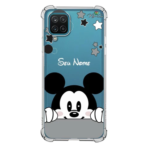 Capa para Samsung Galaxy M32 Personalizada Wish Hello Mickey Mouse