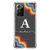 Capa para Galaxy Note 20 Ultra Personalizada Arco-Íris com Inicial Transparente