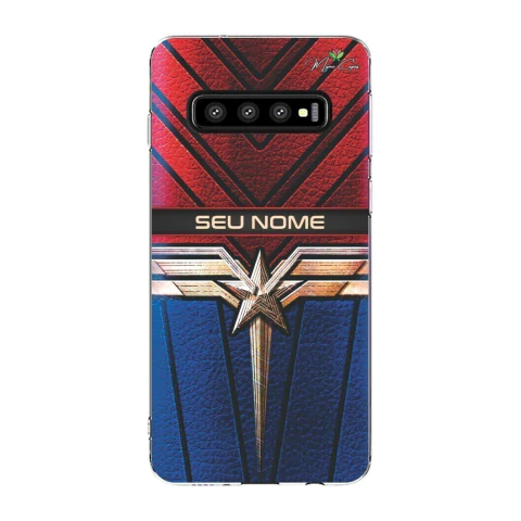 Capa para Galaxy S10 Plus Personalizada Heróis Força Cósmica