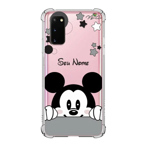 Capa para Samsung Galaxy S20 Personalizada Wish Hello Mickey Mouse