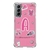 Capa para Galaxy S21 FE Personalizada BarbieCore PinkCore com Inicial