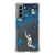 Capa para Galaxy S21 FE Estampada Galáxia Explorando o Universo Azul