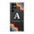 Capa para Galaxy S22 Ultra 5g Personalizada Arco-Íris com Inicial Transparente