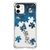 Capa para iPhone 12 6.1" Estampada Galáxia Explorando o Universo Azul