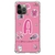 Capa para iPhone 12 Pro 6.1" Personalizada BarbieCore PinkCore com Inicial