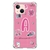 Capa para iPhone 13 6.1" Personalizada BarbieCore PinkCore com Inicial