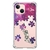 Capa para iPhone 13 mini 5.4" Estampada Galáxia Explorando o Universo Rosa