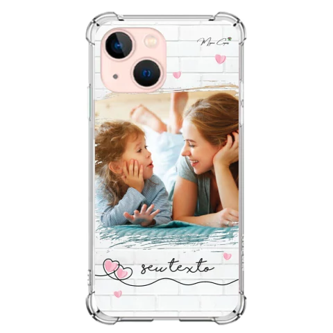 Capa para Apple iPhone 13 mini com Foto Momentos Apaixonantes