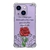 Capa para iPhone 14 6.1" Estampada Pequeno Príncipe Tempo Dedicado a Tua Rosa