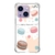 Capa para iPhone 14 6.1" Personalizada Candy Chuva de Macarons