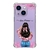 Capa para iPhone 14 6.1" Personalizada Girl Power Rosa