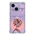 Capa para iPhone 14 6.1" Personalizada Pequeno Príncipe Rosa e as Estrelas