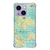 Capa para iPhone 14 6.1" Personalizada Tô de Férias Mapa para Aventuras