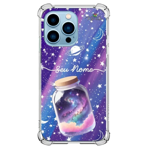 Capa para Apple iPhone 14 Pro Max Galáxia no Pote