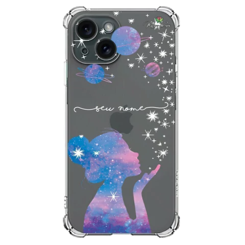 Capa para Apple iPhone 15 Galáxia Menina e as Estrelas - comprar online