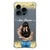 Capa para iPhone 15 Pro 6.1" Personalizada Girl Power Dourado