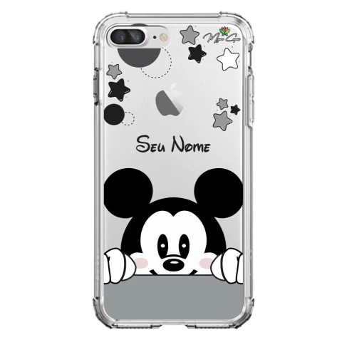 Capa para Apple iPhone 7 Plus Personalizada Wish Hello Mickey Mouse