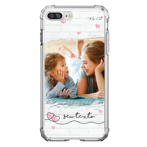 Capa para iPhone 7 Plus com Foto Momentos Apaixonantes