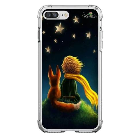 Capa para Apple iPhone 7 Plus Pequeno Príncipe e a Raposa